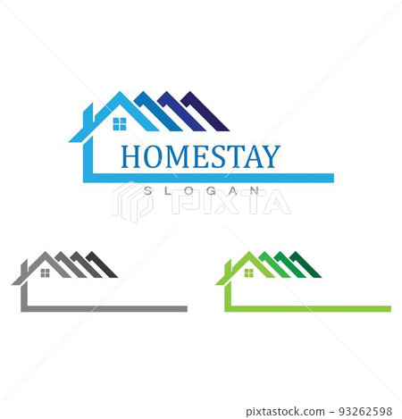 home stay logo design vector template... - Stock Illustration [93262598] -  PIXTA