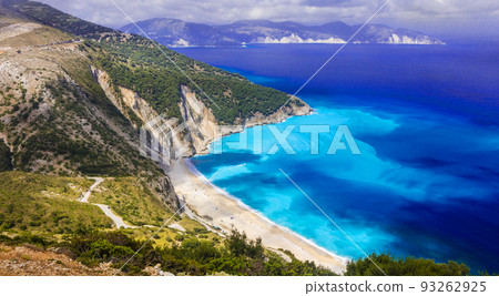 Myrtos bay - one of the most beautiful beaches of Greece 93262925