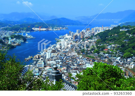 [Hiroshima Prefecture] Townscape of Onomichi under fine weather 93263360