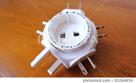 european swiss outlet plug on wood grain table european swiss outlet plug on wood grain table 93264654