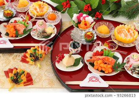 New Year dishes One plate New Year dishes One plate New Year dishes 93266813