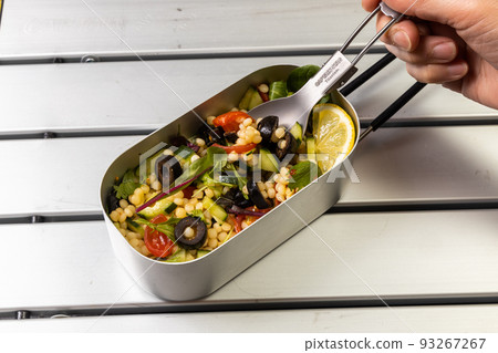 Quinoa and vegetable healthy salad 93267267