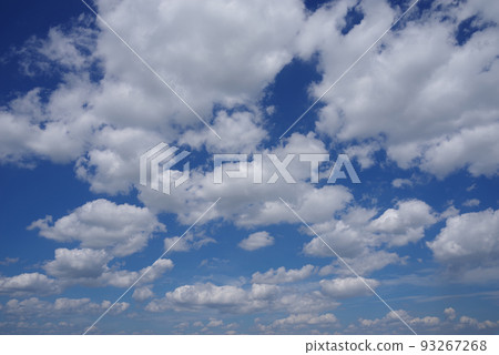 【白雲/藍天】背景素材/風景素材 93267268