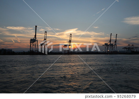 Nagoya port cruise at dusk Nagoya port cruise at dusk 93268079
