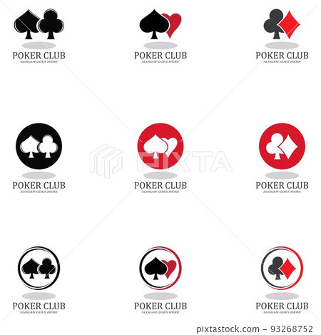 set Poker Club Logo Design for Casino Business,... - Stock Illustration  [93268752] - PIXTA