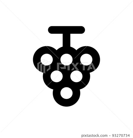 葡萄圖標 93270734