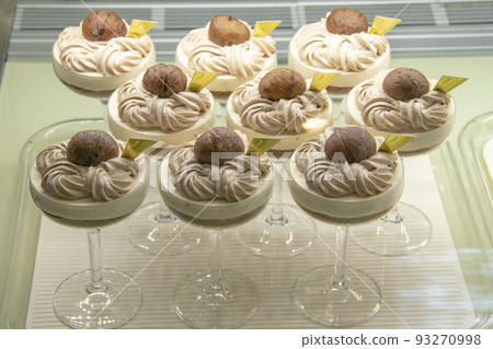 Mont Blanc for sale in a cake shop 93270998