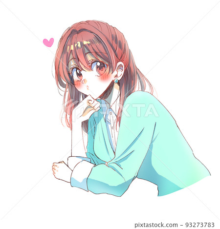 Woman in love looking at camera 93273783
