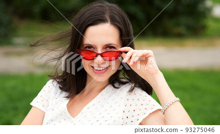 Woman portrait outdoors Woman portrait outdoors 93275046