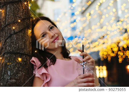 Woman with soda Woman with soda 93275055