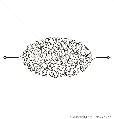 Chaotic Doodle. Thread Clew Knot. Insane Messy Line. Complicated Clew Way. Tangled Cribble Path. Difficult Process Chaotic Doodle. Thread Clew Knot. Insane Messy Line. Complicated Clew Way. Tangled Cribble Path. Difficult Process 93275766