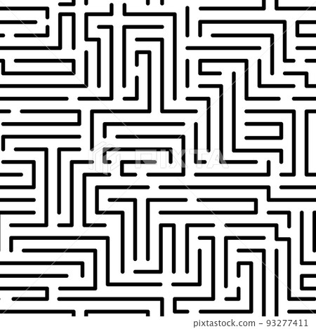 Seamless vector monochrome geometric pattern.Simple seamless thin black line texture. Seamless vector monochrome geometric pattern.Simple seamless thin black line texture. 93277411