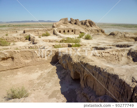 Archaeological site Toprak Kala in Uzbekistan 93277749