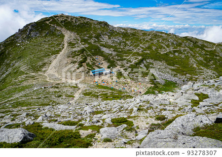 Kisokomagatake 帳篷地點 中央阿爾卑斯山 日本 100 座名山 極好的景色 Kisokomagatake 帳篷地點 中央阿爾卑斯山 日本 100 座名山 極好的景色 93278307