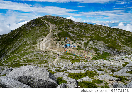 Kisokomagatake 帳篷地點 中央阿爾卑斯山 日本 100 座名山 極好的景色 Kisokomagatake 帳篷地點 中央阿爾卑斯山 日本 100 座名山 極好的景色 93278308