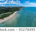 Okinawa Hyakuna Beach aerial photography 93278495