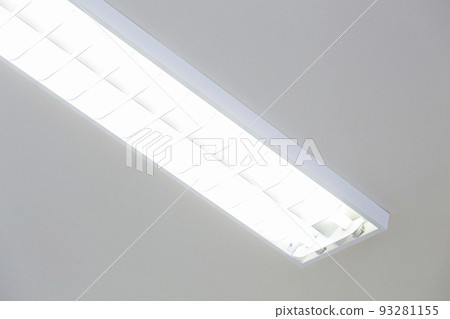 Fluorescent lamp with louver 93281155