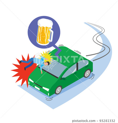 Drunk driving traffic accident Drunk driving traffic accident 93281332