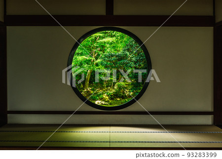 Kyoto Genkoan enlightenment window Kyoto Genkoan enlightenment window 93283399