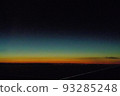 Dawn outside the airplane window 2 93285248