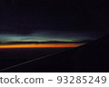 Dawn outside the airplane window 1 93285249