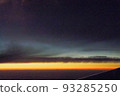 Dawn outside the airplane window 4 93285250