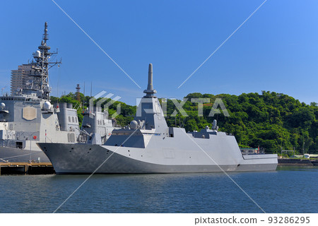 YOKOSUKA naval port tour, Maritime Self-Defense Force first ship, state-of-the-art escort ship Mogami (1), Yokosuka City, Kanagawa Prefecture YOKOSUKA naval port tour, Maritime Self-Defense Force first ship, state-of-the-art escort ship Mogami (1), Yokosuka City, Kanagawa Prefecture 93286295