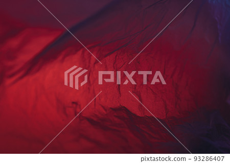 Polyethylene texture under neon light. Polyethylene texture under neon light. 93286407