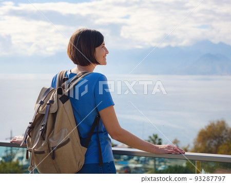 travel to Turkey, old town Antalya Kaleci 93287797
