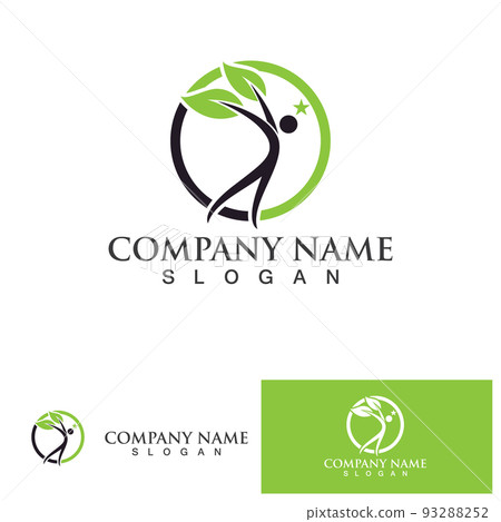 People Tree Vector Logo Template illustration design 93288252