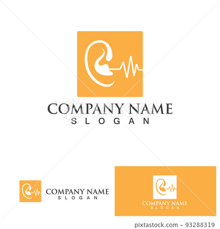 Ear Logo Template vector icon design Ear Logo Template vector icon design 93288319