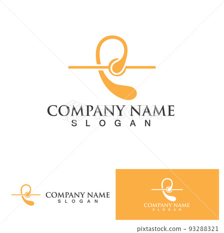 Ear Logo Template vector icon design 93288321