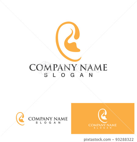 Ear Logo Template vector icon design 93288322