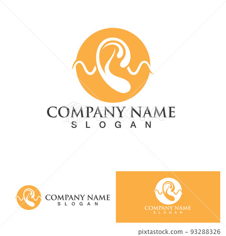 Ear Logo Template vector icon design Ear Logo Template vector icon design 93288326