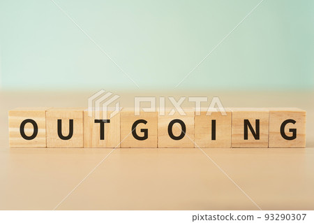 A block written as "OUTGOING" A block written as "OUTGOING" 93290307