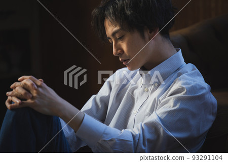 A worried man A worried man 93291104