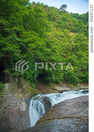 Fukiware Valley Masutobi Falls Fukiware Falls初夏風景 93291122
