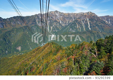 View from Shinhotaka Ropeway, Gifu Prefecture View from Shinhotaka Ropeway, Gifu Prefecture 93291599