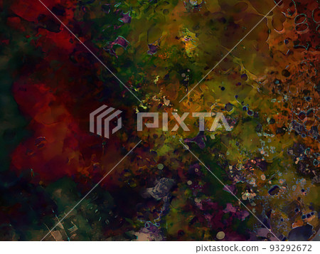 紅色夢幻般的水彩紋理背景 93292672