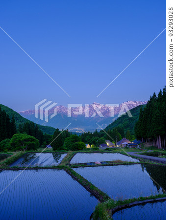 Nagano _ Superb view of Aoni village Nagano _ Superb view of Aoni village 93293028
