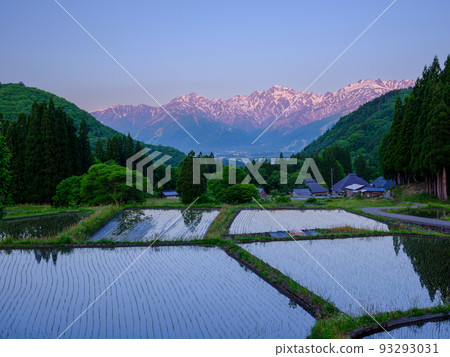 Nagano _ Superb view of Aoni village Nagano _ Superb view of Aoni village 93293031