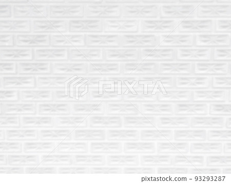White brick wall blur background, Soft focus white background. 93293287