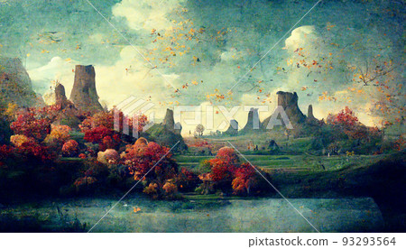 Landscape -Autumn- 93293564