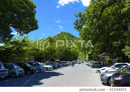 八幡山和停車場滋賀日本 93294055
