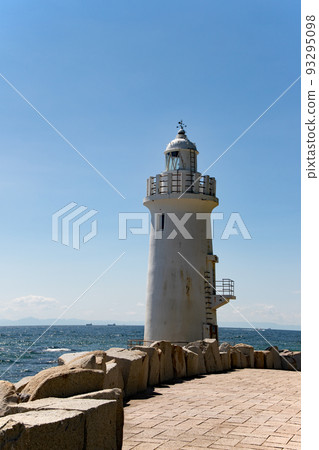 Cape Irago lighthouse in midsummer 93295098