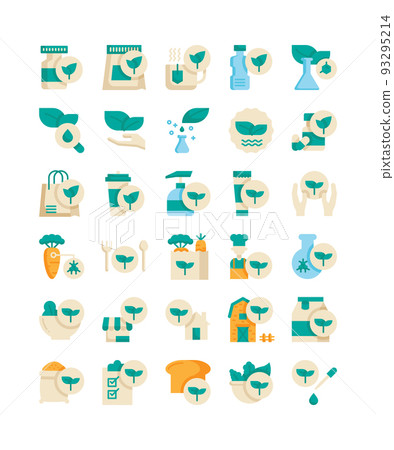 organic natural flat design organic natural flat design 93295214