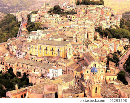 Overlooking Ragusa, the ancient capital of Sicily Overlooking Ragusa, the ancient capital of Sicily 93295598