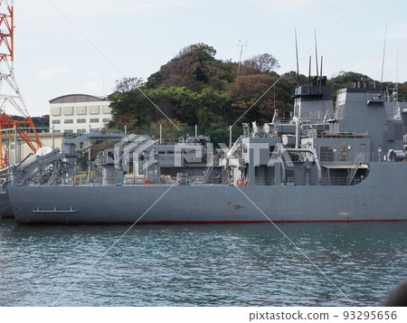Waterside scenery of Yokosuka Naval Port Waterside scenery of Yokosuka Naval Port 93295656