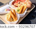 Potatoes and cheese sticks I ate at the theme park 93296707