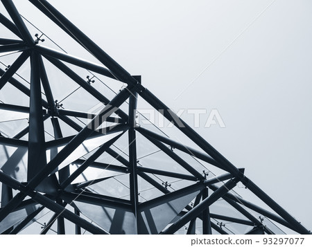 Steel structure with Glass roof Architecture details Steel structure with Glass roof Architecture details 93297077